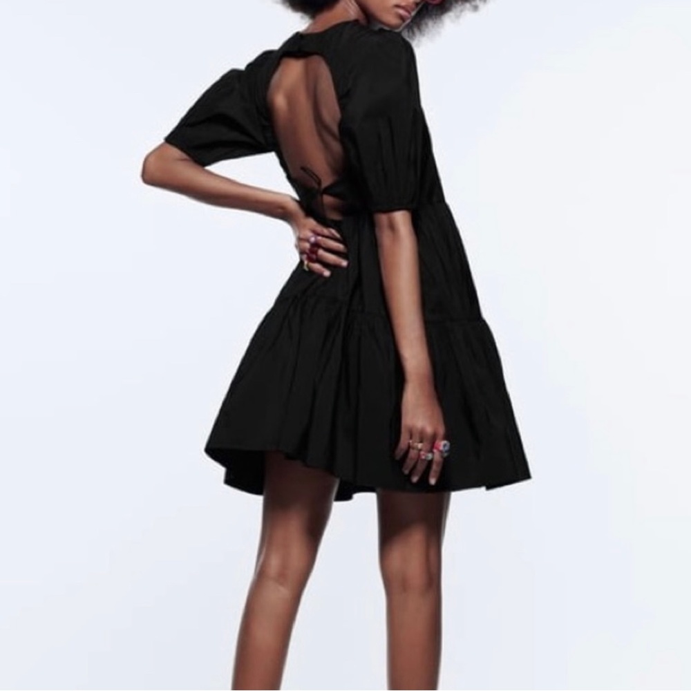 Zara Puff Sleeve Dress